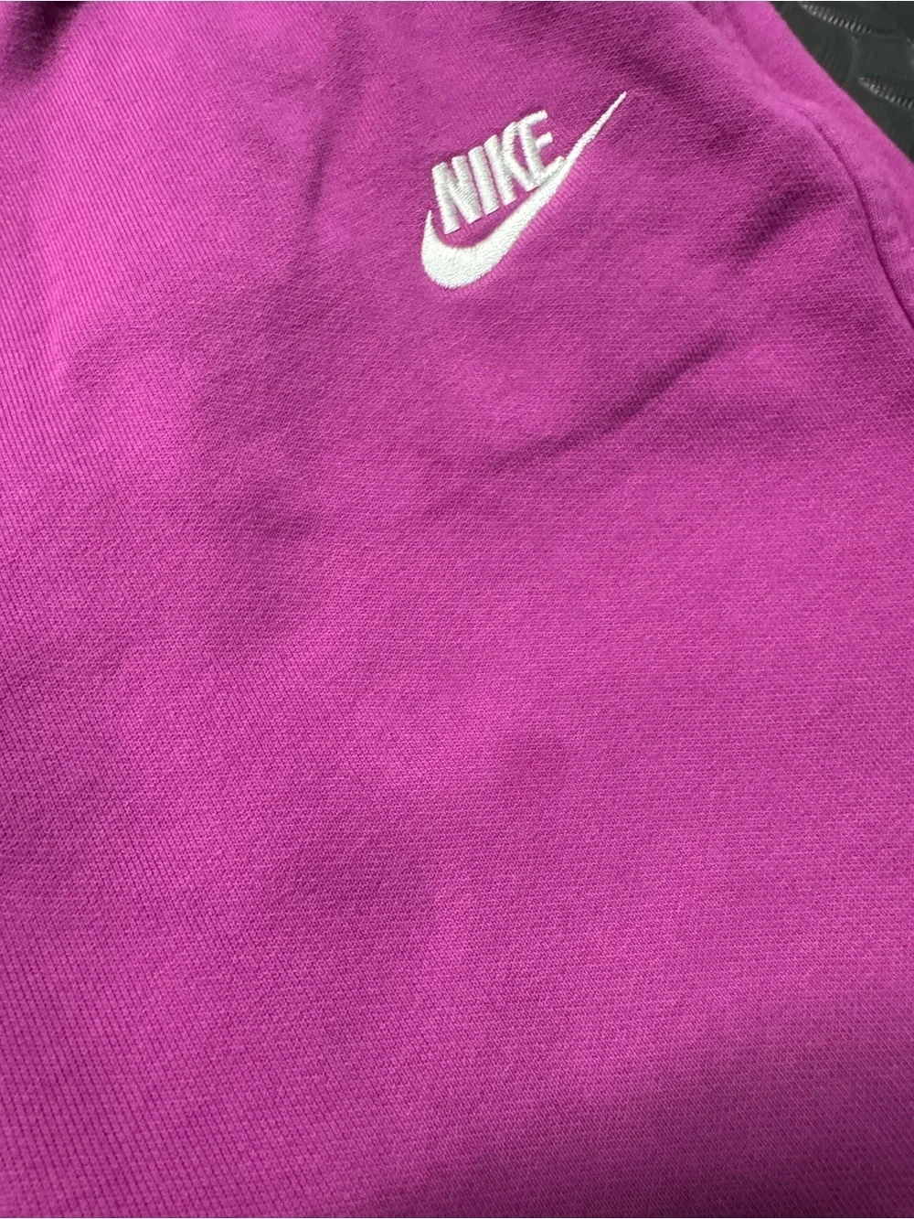 Nike Girls Pink Fleece Jogger Sweatpants Size M Athletic Lounge Pants